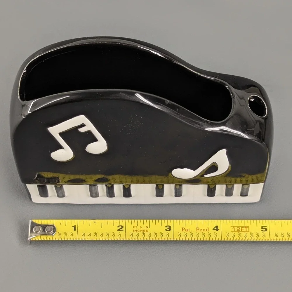 Vintage Takahashi San Francisco Ceramic Piano Music Note Holder Made in Japan